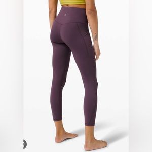 purple lulu leggings